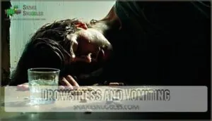 drowsiness and vomiting drowsiness and vomiting
