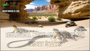 ecological niche adaptations for desert snakes