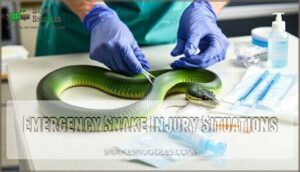 emergency snake injury situations
