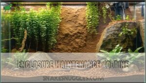 enclosure maintenance routine