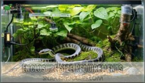 enclosure size requirements