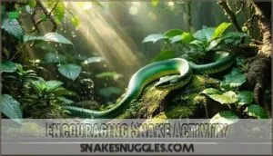 encouraging snake activity encouraging snake activity