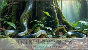 endangered snake species
