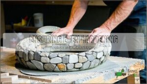 ensuring even hardening