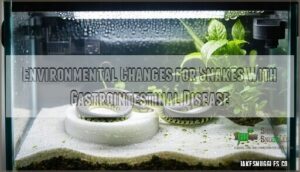 environmental changes for snakes with gastrointestinal disease