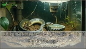 environmental factors that contribute to skin infections