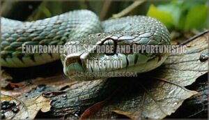 environmental saprobe and opportunistic infection