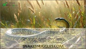 evolution of camouflage in grassland snakes