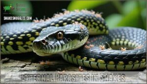 external parasites in snakes