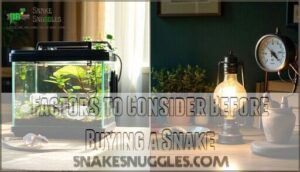 factors to consider before buying a snake