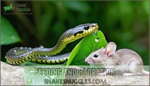 Illustration of Optimal Feeding Frequency For Western Hognose Snake Males