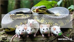 feeding frequency and portion sizes for snakes