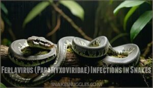 ferlavirus (paramyxoviridae) infections in snakes