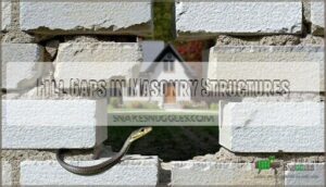 fill gaps in masonry structures