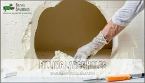 filling large holes filling large holes