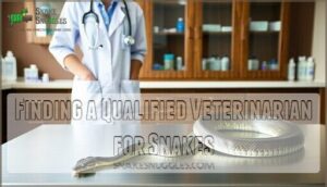 finding a qualified veterinarian for snakes