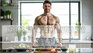 foods to eat and avoid for visible abs foods to eat and avoid for visible abs