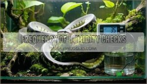 frequency of humidity checks
