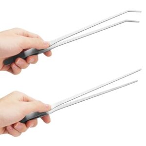 Fri4Free 2PCS Long Aquarium Tweezers B0CRSYG1H6