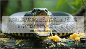 fungal infection in snake mouth