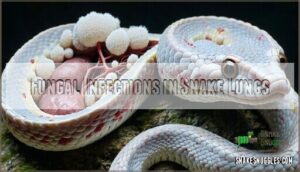 fungal infections in snake lungs