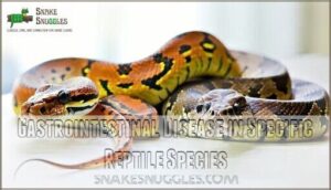 gastrointestinal disease in specific reptile species