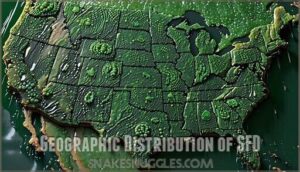 geographic distribution of sfd