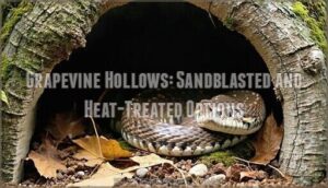 grapevine hollows: sandblasted and heat-treated options
