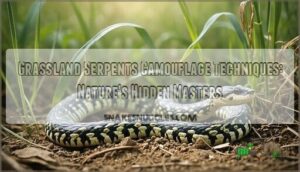 grassland serpents camouflage techniques