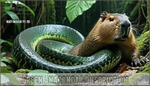 green anaconda constriction