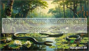 habitat restoration for swamp snake preservation
