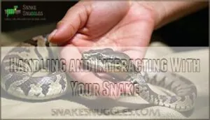 handling and interacting with your snake handling and interacting with your snake