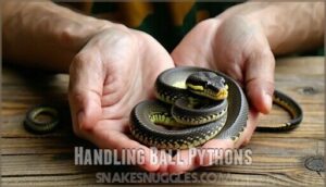 handling ball pythons