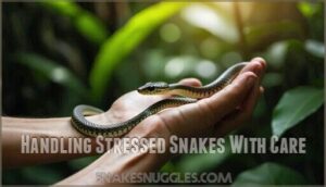handling stressed snakes with care