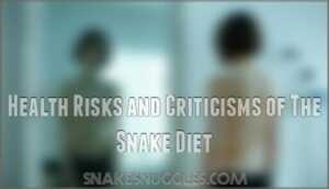 health risks and criticisms of the snake diet
