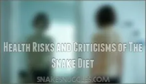 health risks and criticisms of the snake diet health risks and criticisms of the snake diet