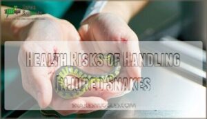 health risks of handling injured snakes