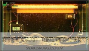 heat sources and temperature gradients