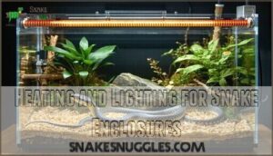 heating and lighting for snake enclosures