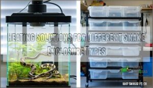 heating solutions for different snake enclosure types