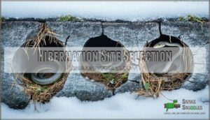hibernation site selection