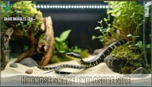 hognose snake enclosure size