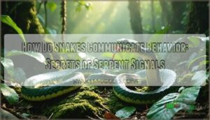 how do snakes communicate behavior