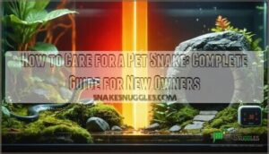 how to care for a pet snake