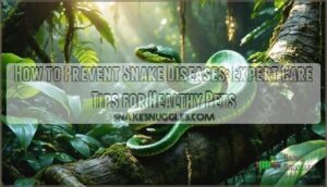 how to prevent snake diseases