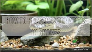 how to prevent stomatitis in snakes
