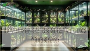 how to select the right cage for your snake
