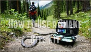 how to use a snake bite kit