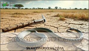 human-snake conflicts in savannas