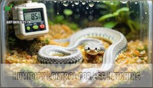 humidity control for egg hatching